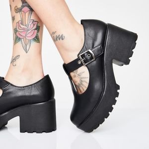 Dark Sai Mary Janes